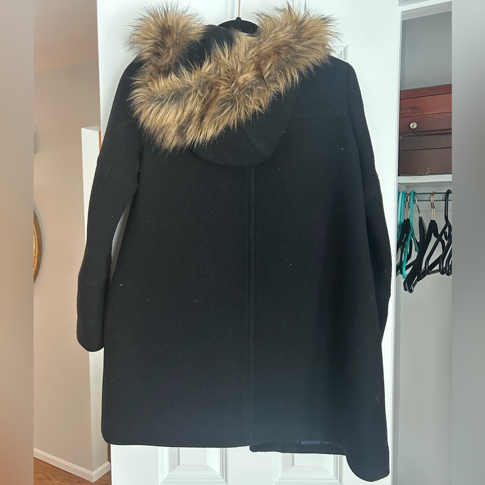 J. Crew Black Stadium Wool Jacket - Picture 3 of 3